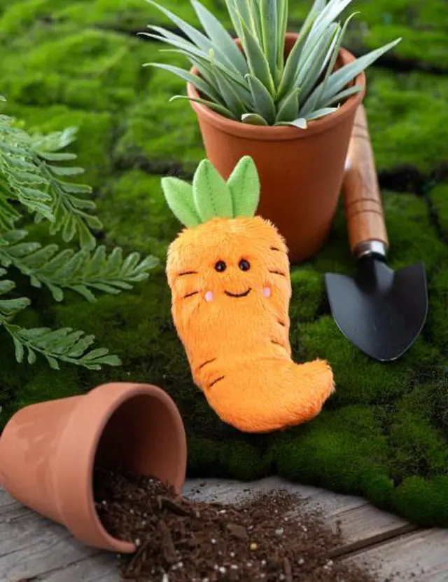 Alt view image 2 of 2 - Ganz The Carrot Patch Plush Stuffed Animal Toy, Carrot, 4 inches