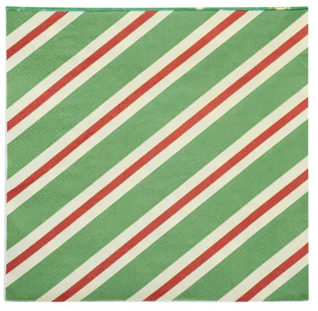 Alt view image 4 of 4 - Primitives By Kathy Paper Dinner Napkins, 6.50" x 6.50", 20/pk, Retro Santa