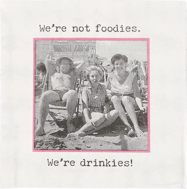 Main image of Primitives by Kathy Paper Beverage Napkin, 5" x 5", 20/pk, Drinkies
