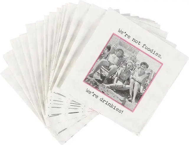 Alt view image 2 of 4 - Primitives by Kathy Paper Beverage Napkin, 5" x 5", 20/pk, Drinkies