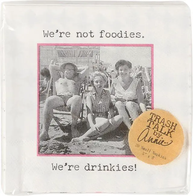 Alt view image 4 of 4 - Primitives by Kathy Paper Beverage Napkin, 5" x 5", 20/pk, Drinkies