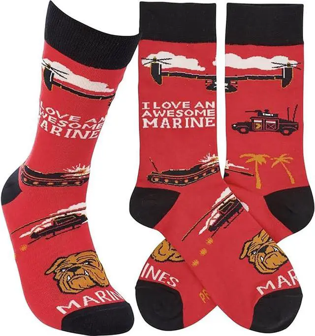 Main image of Primitives by Kathy Socks - I Love an Awesome Marine