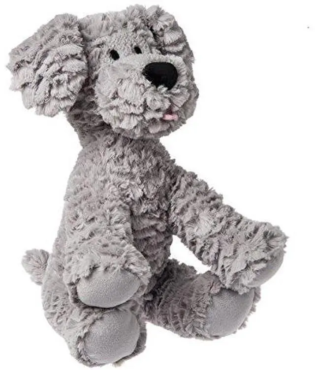 Main image of Mary Meyer FabFuzz Plush Soft Toy, Shadow Gray Rescue Puppy Dog, 15"