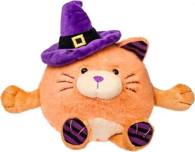 Main image of Mary Meyer Halloween Stuffed Animal Small Soft Toy, 5-Inches, Rolly Kitty Witch