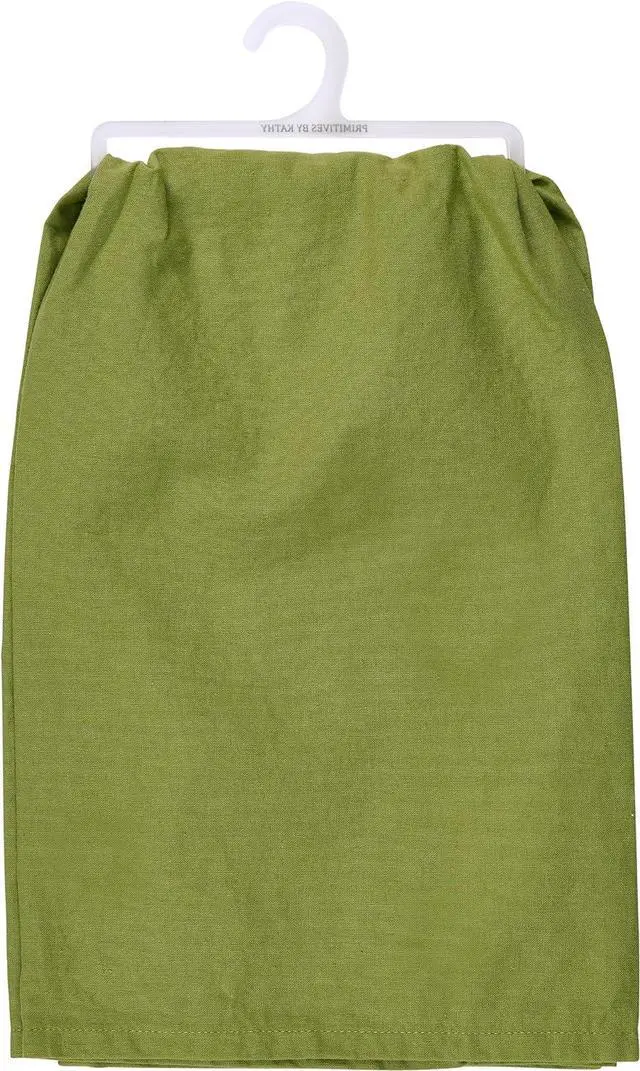 Alt view image 2 of 2 - Primitives by Kathy Kitchen Towel - My Dog is Judging You So Be Nice, 28"