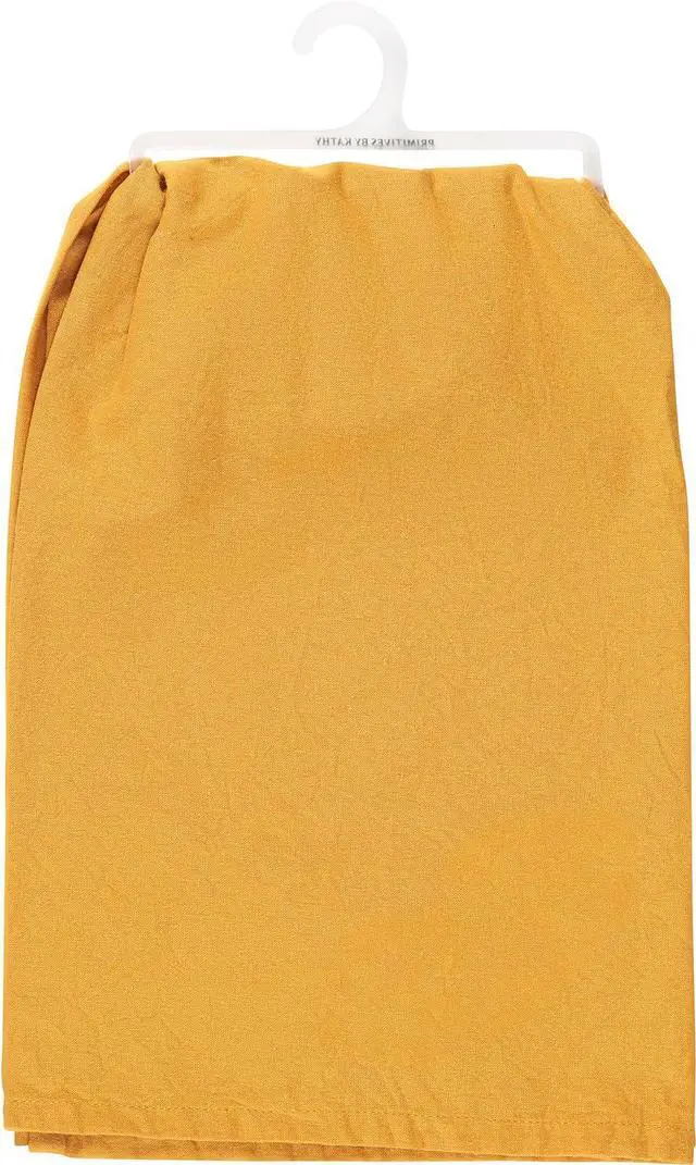 Alt view image 2 of 2 - Primitives by Kathy Kitchen Towel - Dog Make Me Happy, People Make My Head Hurt