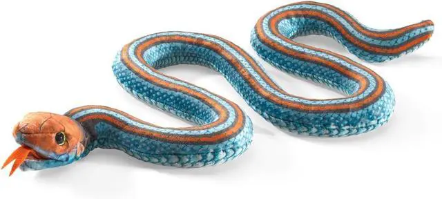 Main image of Folkmanis San Francisco Garter Snake Finger Puppet, 19"