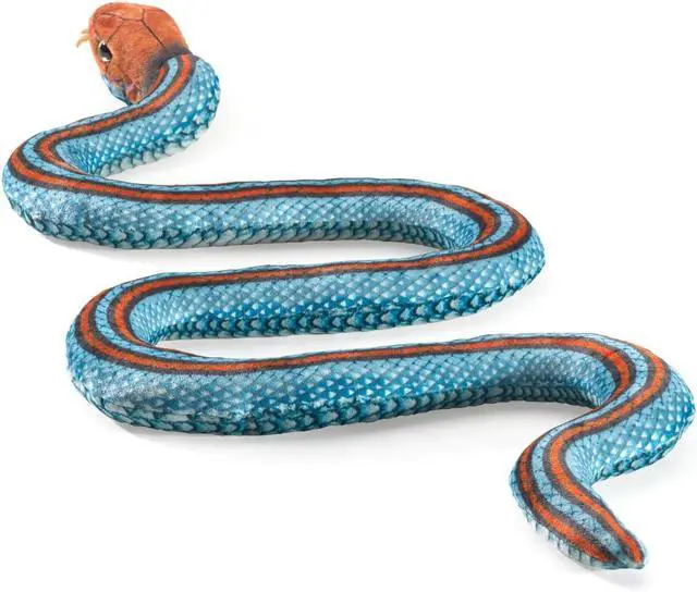 Alt view image 3 of 4 - Folkmanis San Francisco Garter Snake Finger Puppet, 19"