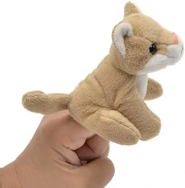 Main image of Unipak 1199ML Mountain Lion Plush Finger Puppet, 3.5-inch Height