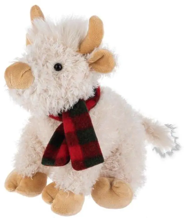 Alt view image 2 of 3 - Ganz Hennie Highland Cow with Scarf Plush Stuffed Animal Toy, 9.5"