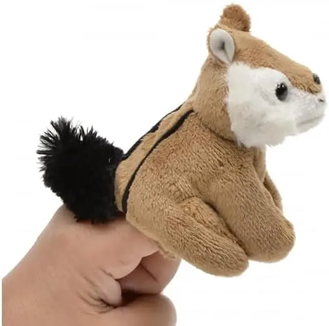 Main image of Unipak 1199CP Chipmunk Plush Finger Puppet, 3.5-inch Height