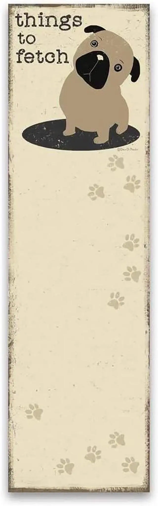 Main image of Primitives by Kathy Dog Lover Things To Fetch Magnetic List Notepad (60 pages)