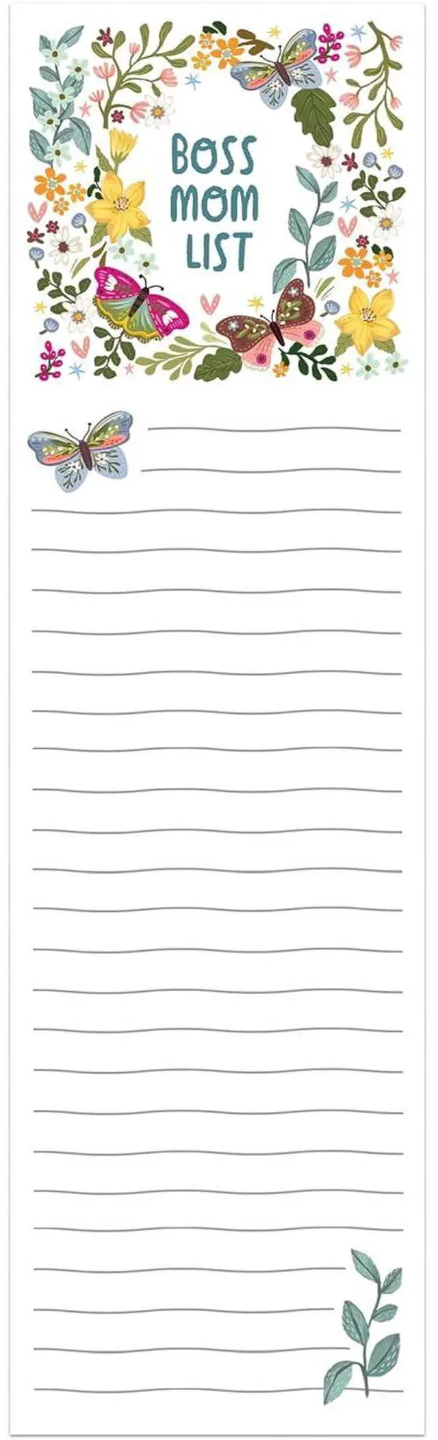 Main image of Primitives by Kathy Boss Mom Magnetic List Notepad (60 pages)