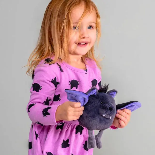 Alt view image 3 of 3 - Mary Meyer Halloween Stuffed Animal Plush Soft Toy, 5-Inches, Rolly Bat-Cula