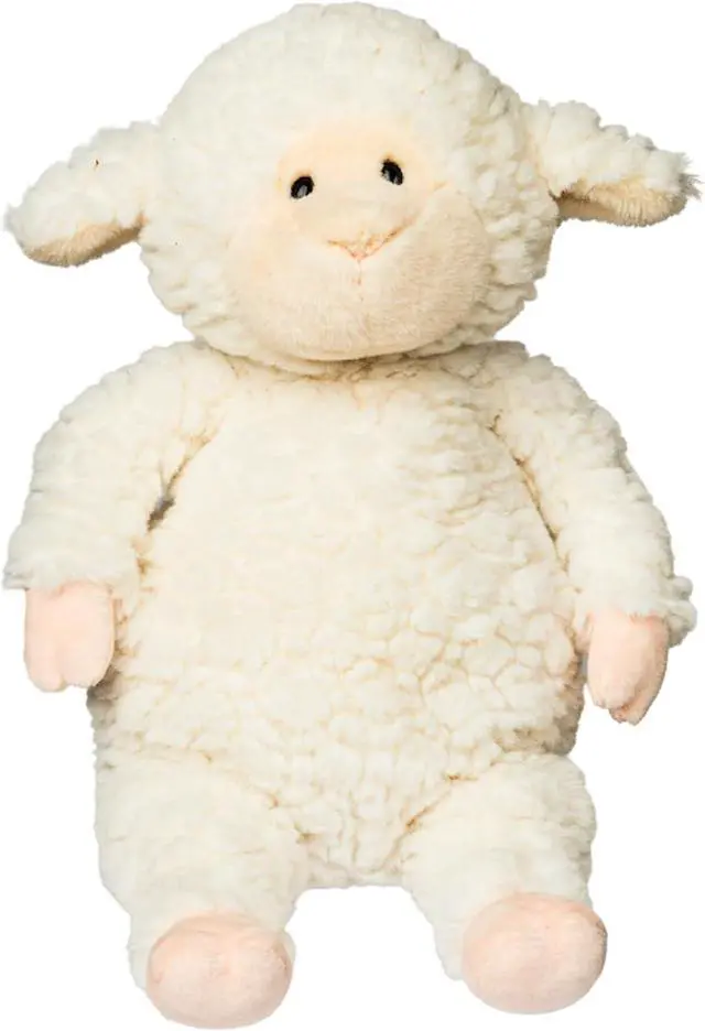 Main image of Mary Meyer Stuffed Animal FabFuzz Plush Soft Toy, 12-Inches, Leo Lamb