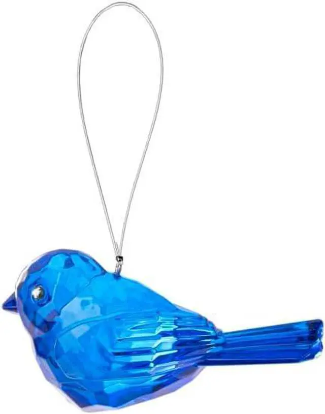 Alt view image 2 of 2 - Crystal Expressions Ganz Little Blue Bird Ornament, ACRY-1064, 3.25"