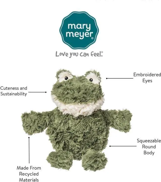 Alt view image 4 of 4 - Mary Meyer Stuffed Animal Again Friends Soft Toy, 6-Inches, Sprouts Frog