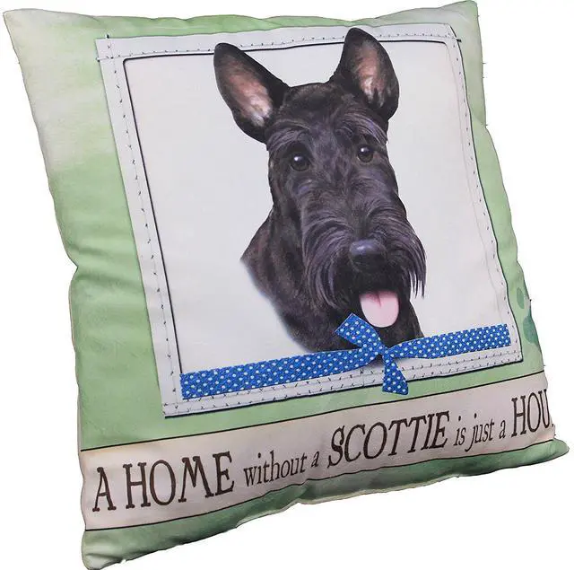 Main image of E&S Pets Dog Design Throw Pillow 16 x 16 inches - Scottie Scottish Terrier