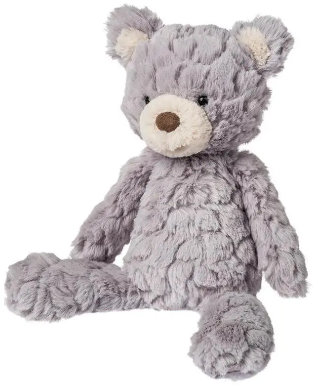 Main image of Mary Meyer Putty Bear Small Teddy Bear Soft Toy, Shadow Gray, 11"