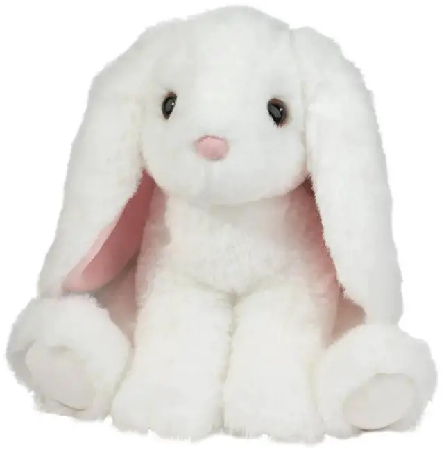 Main image of Douglas Maddie Soft White Bunny Softie Plush Stuffed Animal, 8"