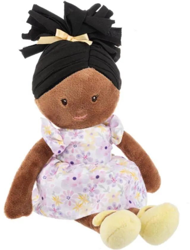 Alt view image 2 of 3 - Ganz My Sweet Baby Doll Brown Ethnic - Black Hair, 10"