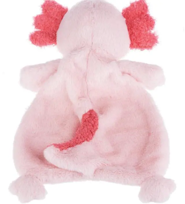 Alt view image 2 of 3 - Ganz Bubbles Axolotl Flat-A-Pat Plush Stuffed Animal Baby Blanket, 18"