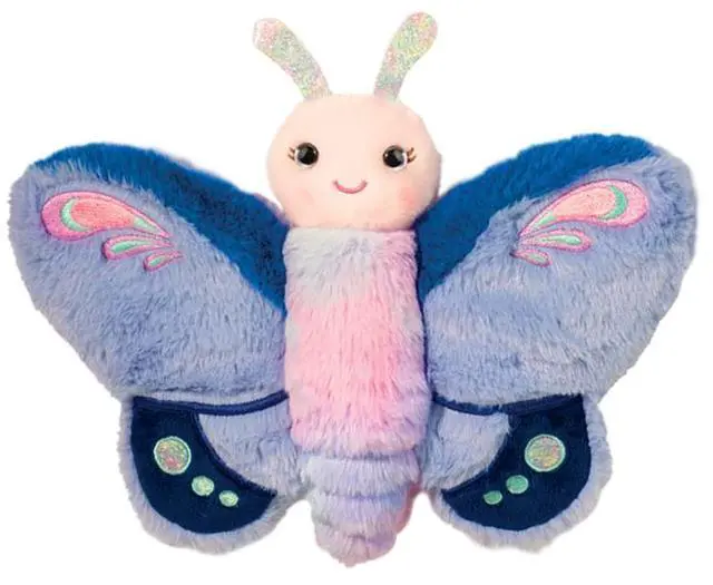 Main image of Douglas Skyla Periwinkle Butterfly Plush Stuffed Animal, 11" wide