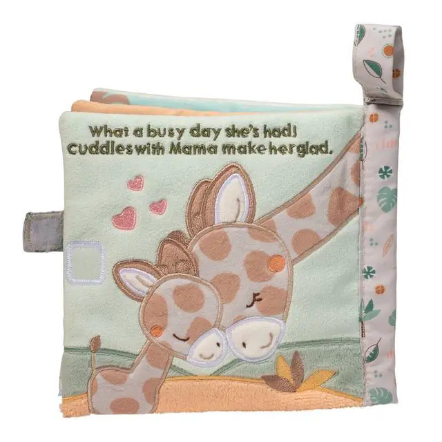 Alt view image 2 of 2 - Douglas Toys Georgie Giraffe Soft Activity Book, 6" Square