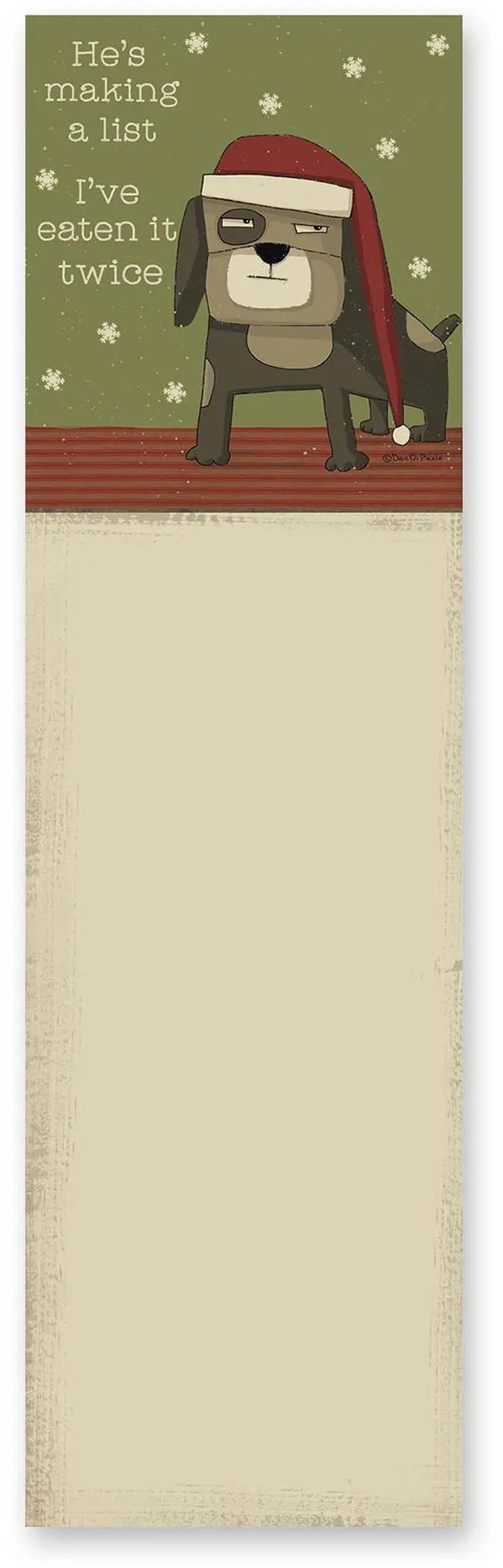 Main image of Primitives by Kathy Making A List I've Eaten It Twice, Magnetic List Notepad
