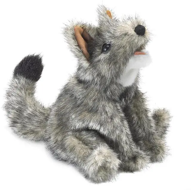 Main image of Folkmanis Small Coyote Hand Puppet, 9"