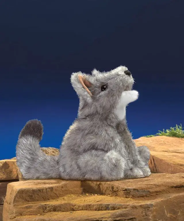 Alt view image 4 of 4 - Folkmanis Small Coyote Hand Puppet, 9"
