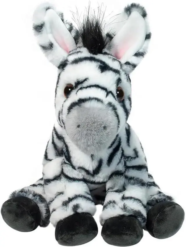 Alt view image 2 of 4 - Douglas Zadie Soft Zebra Plush Stuffed Animal, 10"