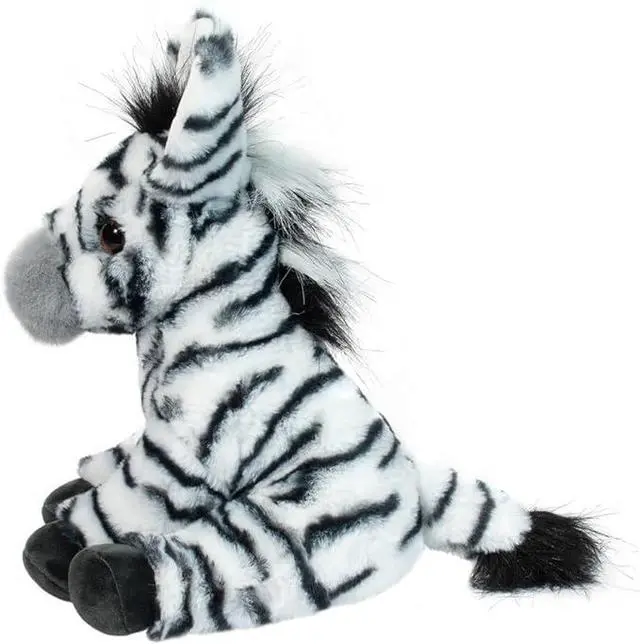Alt view image 3 of 4 - Douglas Zadie Soft Zebra Plush Stuffed Animal, 10"