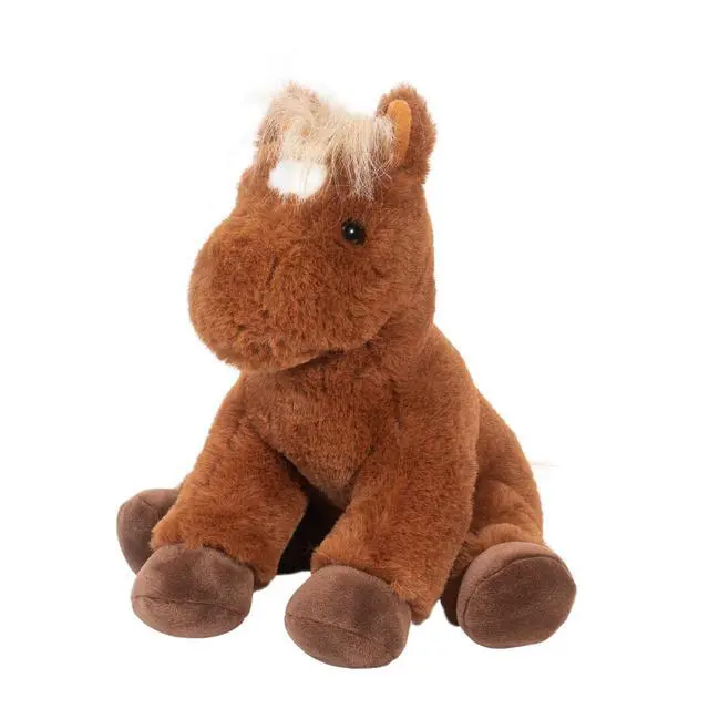 Alt view image 2 of 4 - Douglas Nellie Soft Horse Chestnut Plush Stuffed Animal, 10"