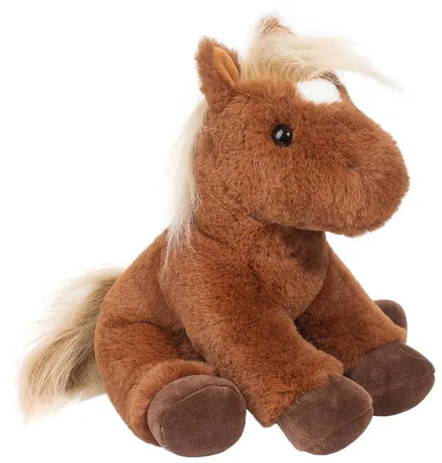 Main image of Douglas Nellie Soft Horse Chestnut Plush Stuffed Animal, 10"