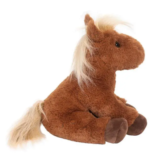 Alt view image 4 of 4 - Douglas Nellie Soft Horse Chestnut Plush Stuffed Animal, 10"