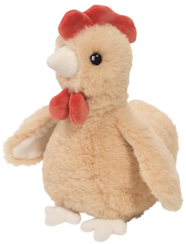 Main image of Douglas Rickie Mini Soft Gold Chicken Plush Stuffed Animal, 7" tall