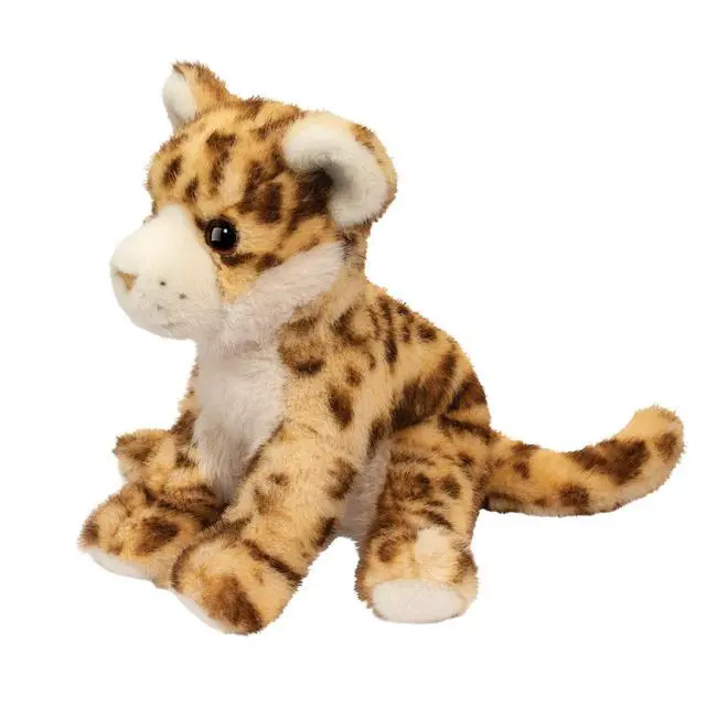 Alt view image 2 of 2 - Douglas Lacie Leopard Mini Soft Plush Stuffed Animal, 8" long