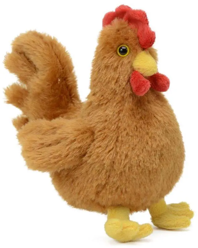 Main image of Unipak 1133HBR Brown Hen Plush Stuffed Animal Toy 7"