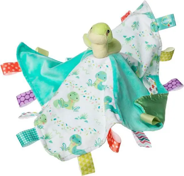 Main image of Taggies Soothing Sensory Stuffed Animal Security Blanket, Sniggles Snake