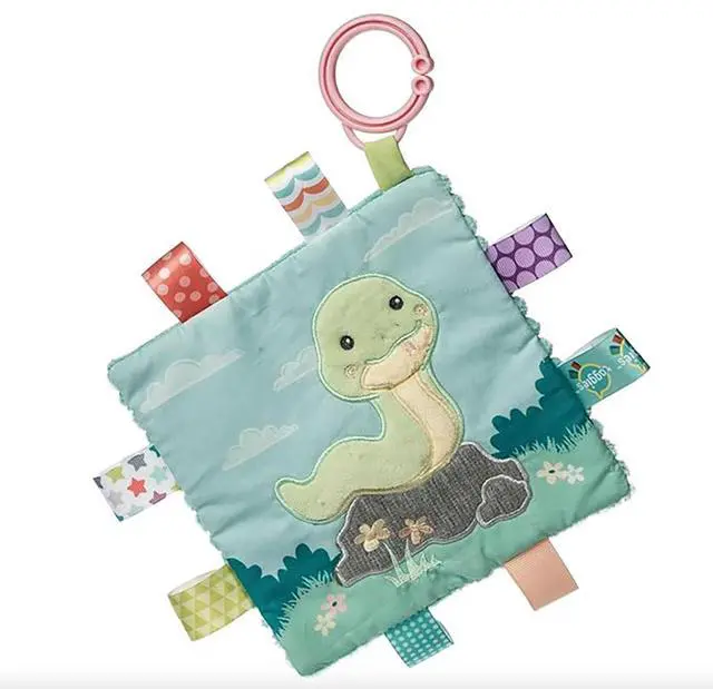 Main image of Taggies Crinkle Me Toy with Squeaker & Sensory Tags, Sniggles Snake, 6 x 6"