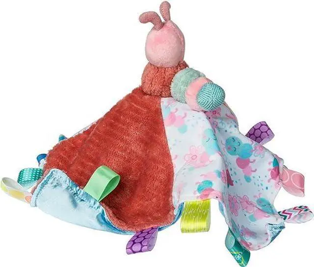 Alt view image 2 of 3 - Mary Meyer Taggies Soothing Sensory Security Blanket, Camilla Caterpillar, 13"