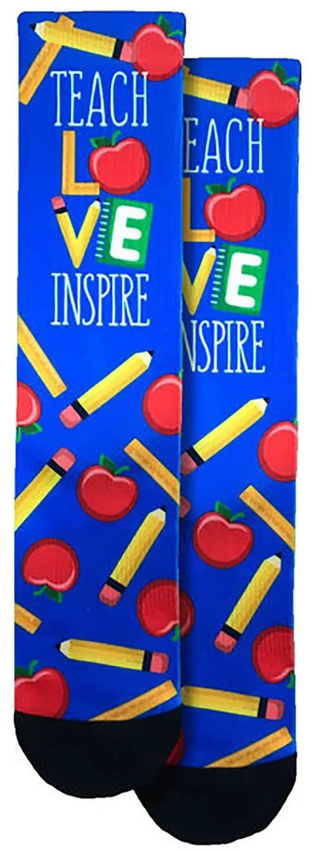 Main image of Spoontiques Fun Crew Socks, One Size Fits Most - Teacher