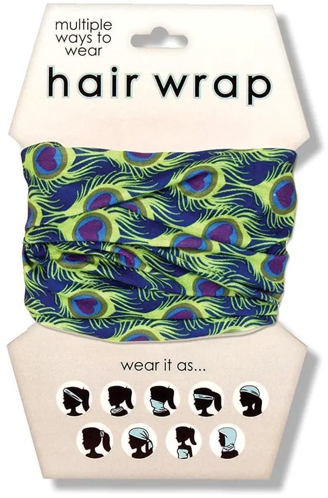 Main image of Spoontiques Peacock Hair and Face Wrap