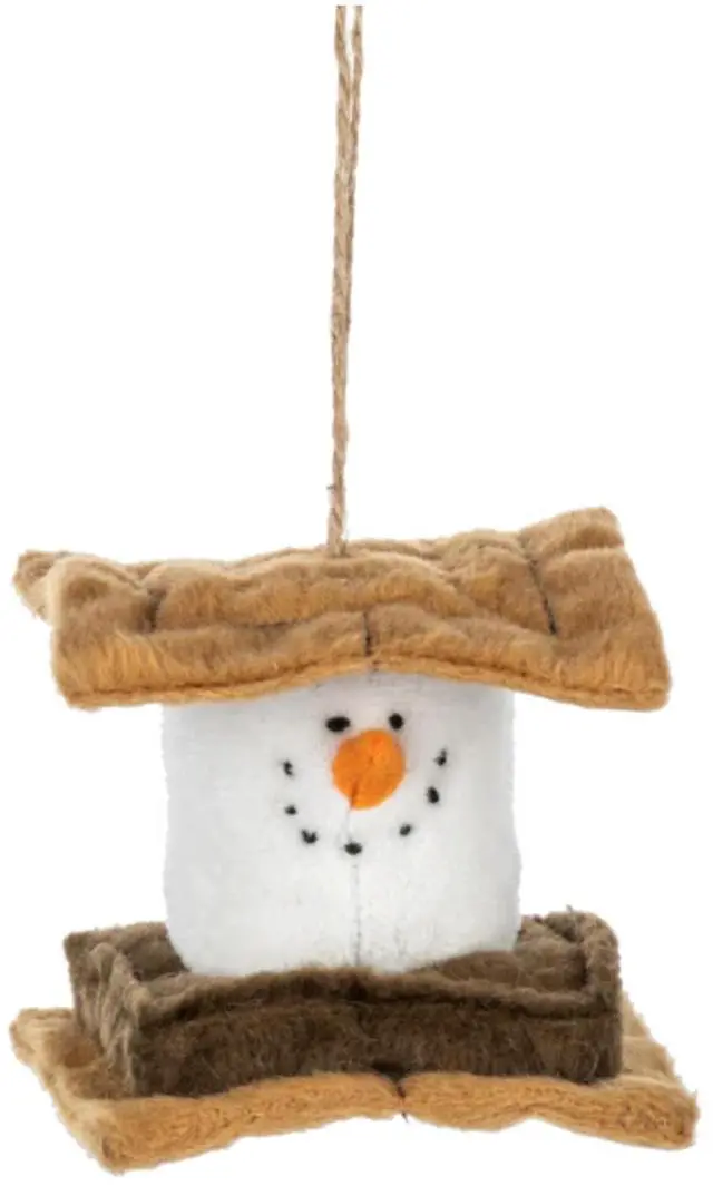 Main image of Ganz S'Mores (MX181807) Plush Soft Christmas/Everyday Ornament Decoration, 3"