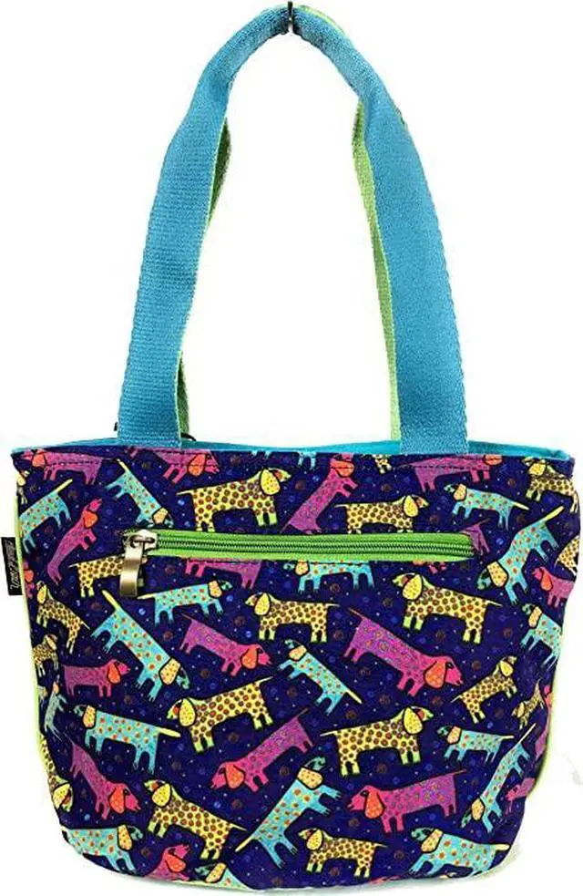 Alt view image 2 of 4 - Laurel Burch Canine Family Medium Tote Bag, 14.5" x 10" x 6.25"