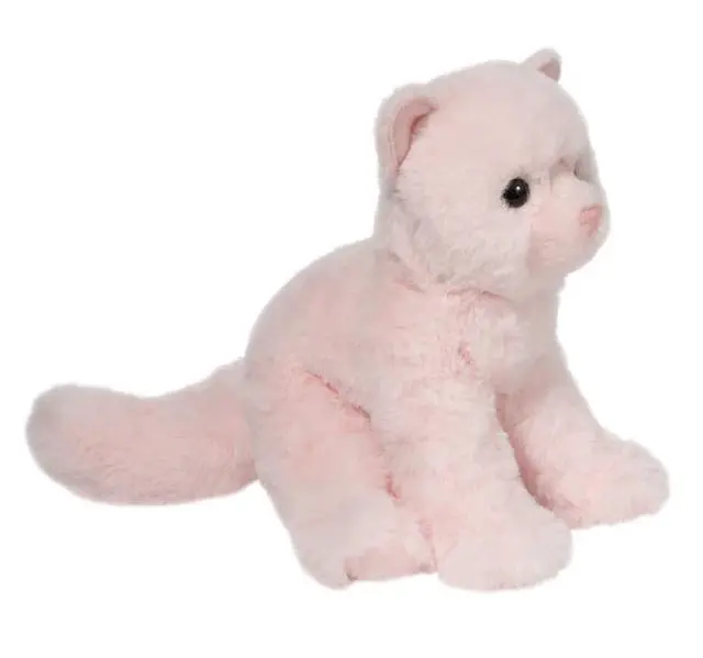 Alt view image 2 of 3 - Douglas Cuddle Toys Mini Cadie Soft Pink Cat Plush Stuffed Animal, 6"