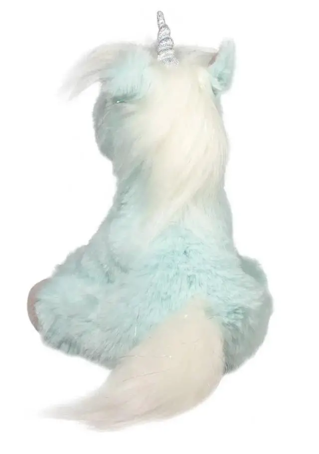 Alt view image 3 of 4 - Douglas Mini Bonnie Soft Ice Blue Unicorn Plush Stuffed Animal, 6" sitting