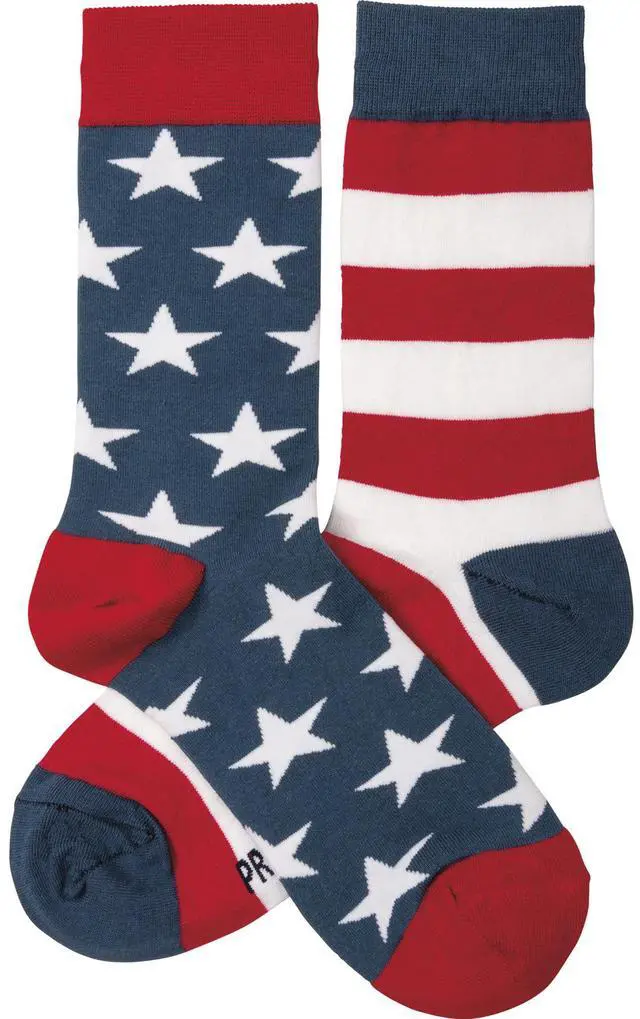 Main image of Primitives by Kathy Socks - Socks - Stars & Stripes, One Size Fits Most