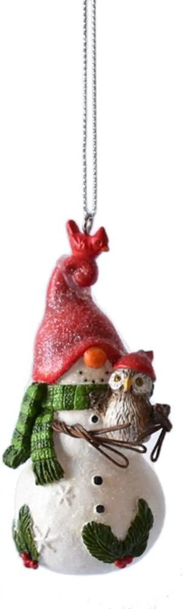 Alt view image 2 of 4 - Ganz MX180568 Snowman Gnome Ornaments, Set of 3, 3.75 Inches Height